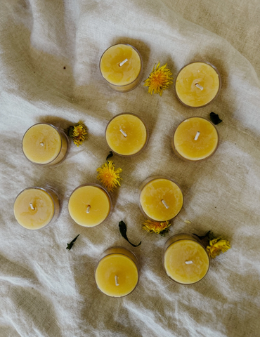 Beeswax Tea Light Set