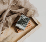 Charcoal Goat Milk Soap unboxed